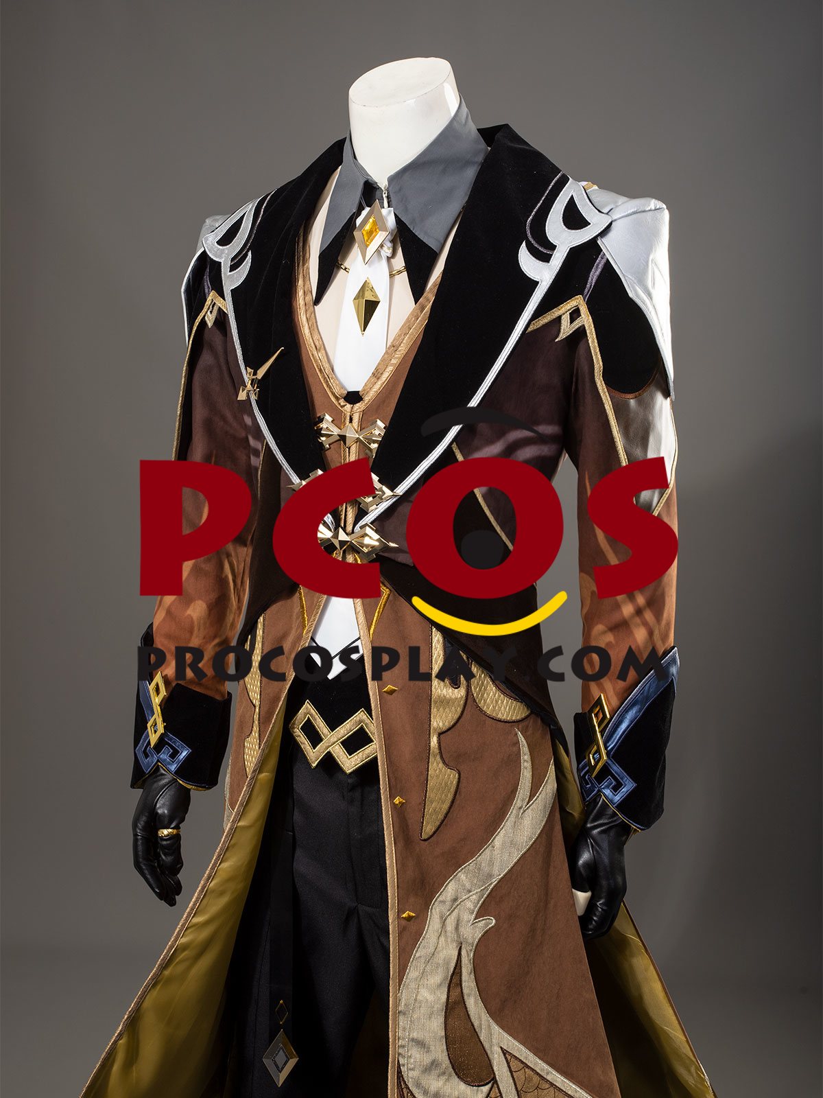 Ready to Ship Genshin Impact Zhongli Cosplay Costume C07484-AAA Top Version
