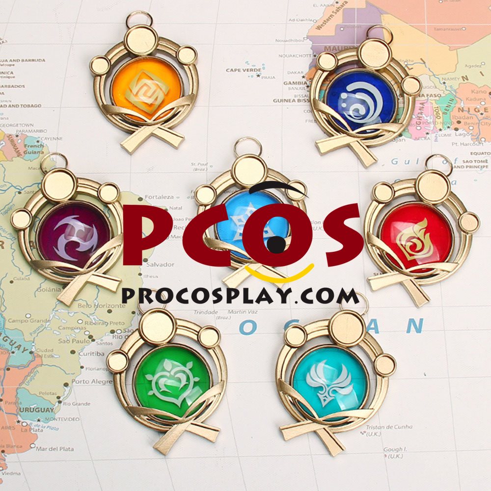 (image for) Genshin Impact Trinket Eye of God Pendants C00447