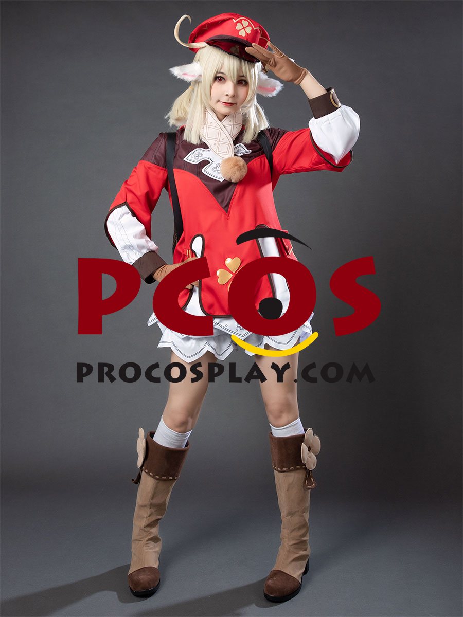 (image for) Ready to ship Genshin Impact Klee Cosplay Costume C00044-A
