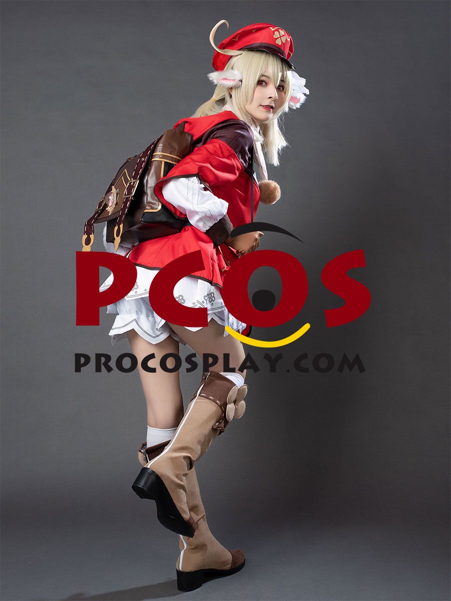 Ready to ship Genshin Impact Klee Cosplay Costume C00044-A