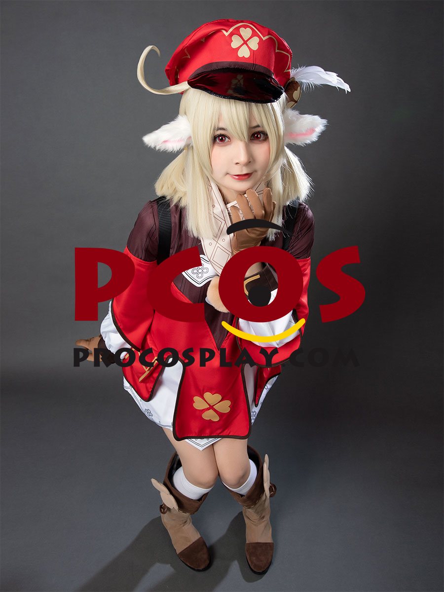 Ready to ship Genshin Impact Klee Cosplay Costume C00044-A
