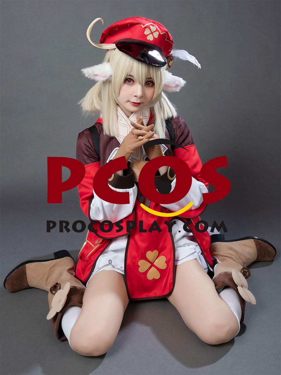 Ready to ship Genshin Impact Klee Cosplay Costume C00044-A