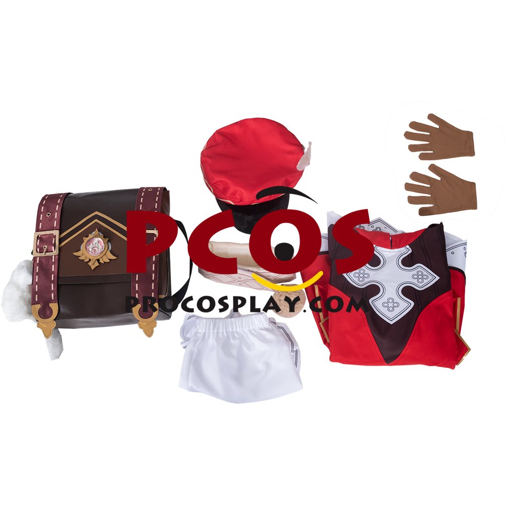 Ready to ship Genshin Impact Klee Cosplay Costume C00044-A