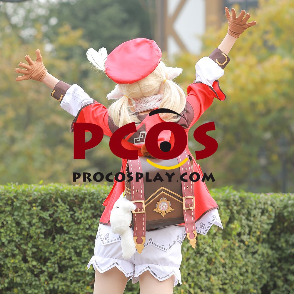 Ready to ship Genshin Impact Klee Cosplay Costume C00044-A