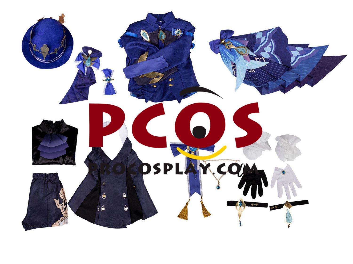 Ready to Ship Genshin Impact Furina Cosplay Costume C08739E-B
