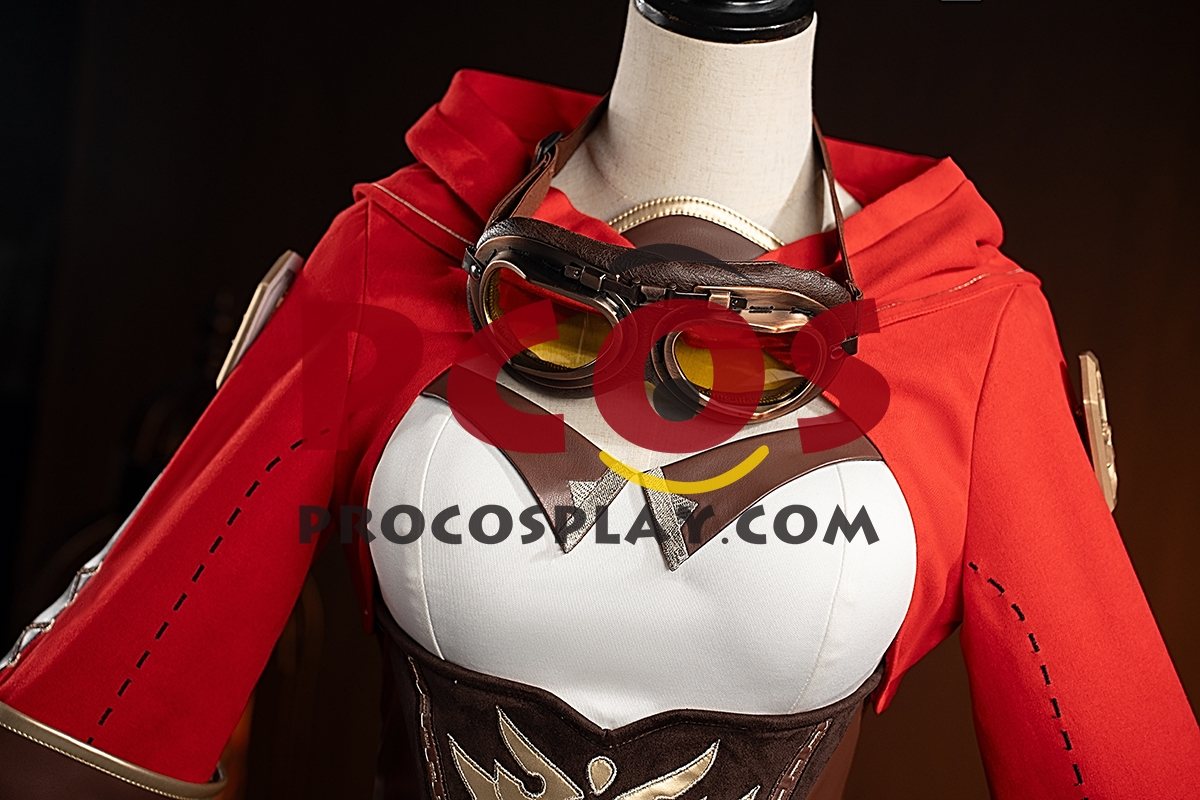 Game Genshin Impact Amber Cosplay Costume C09973
