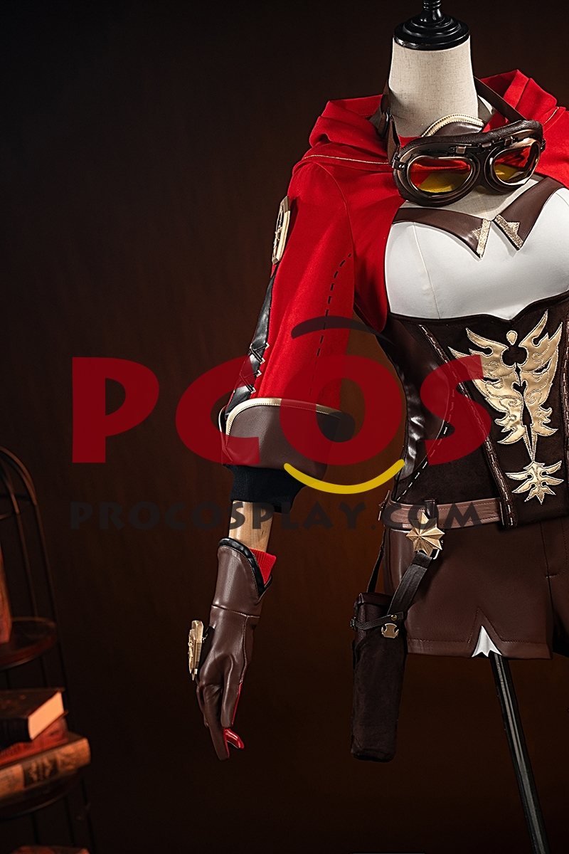 Game Genshin Impact Amber Cosplay Costume C09973