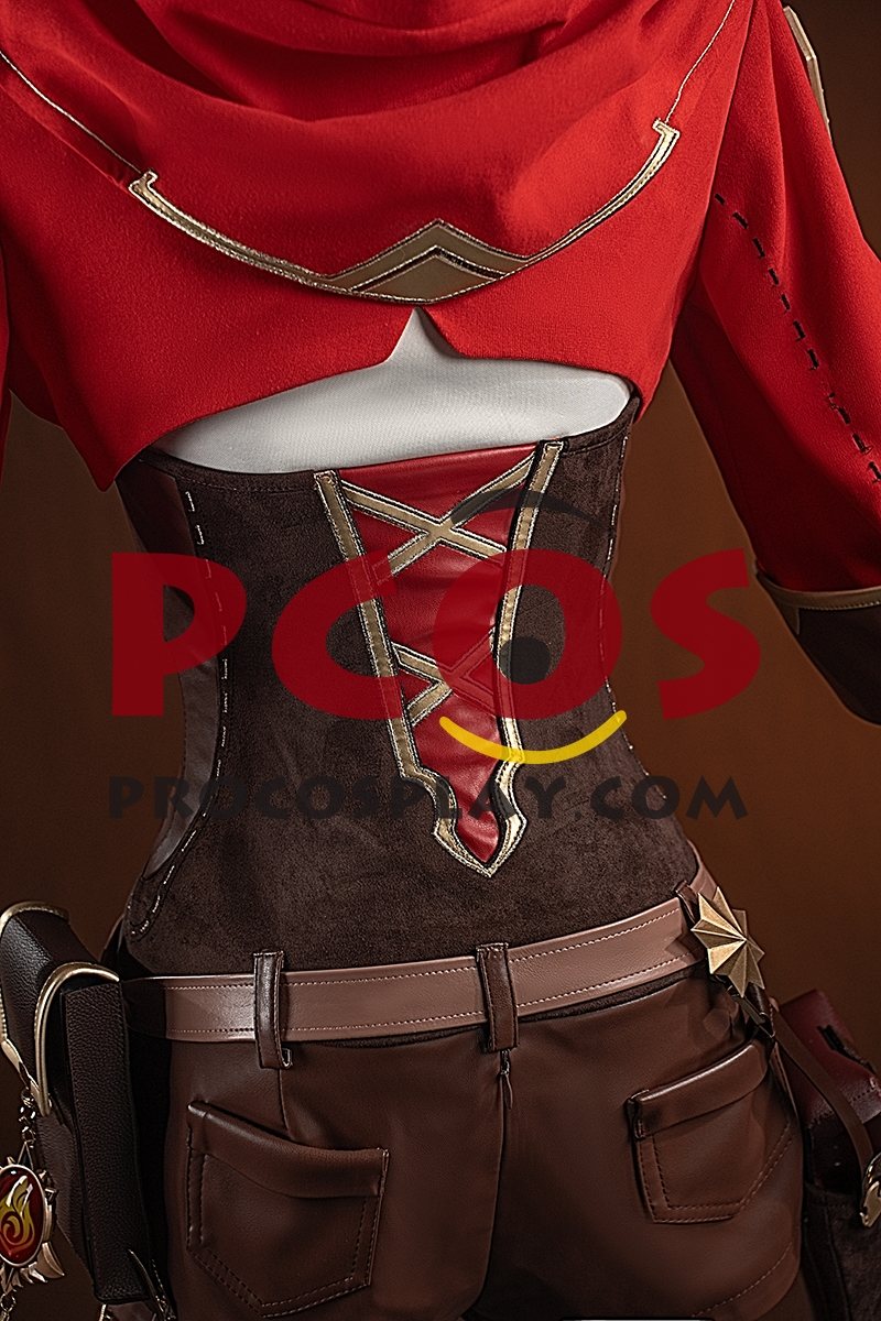 Game Genshin Impact Amber Cosplay Costume C09973