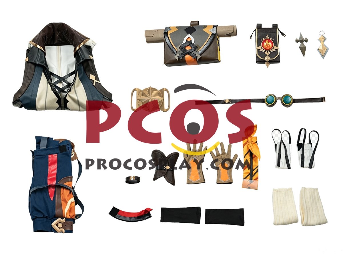 Game Genshin Impact Bennett Cosplay Costume C10040