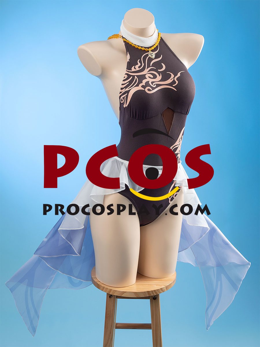 Ready to Ship Genshin Impact Ganyu Cosplay Swimsuit C07683