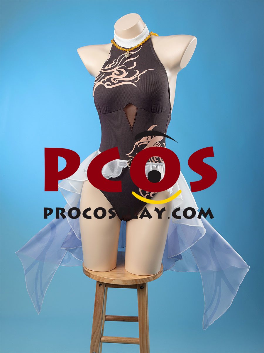 Ready to Ship Genshin Impact Ganyu Cosplay Swimsuit C07683