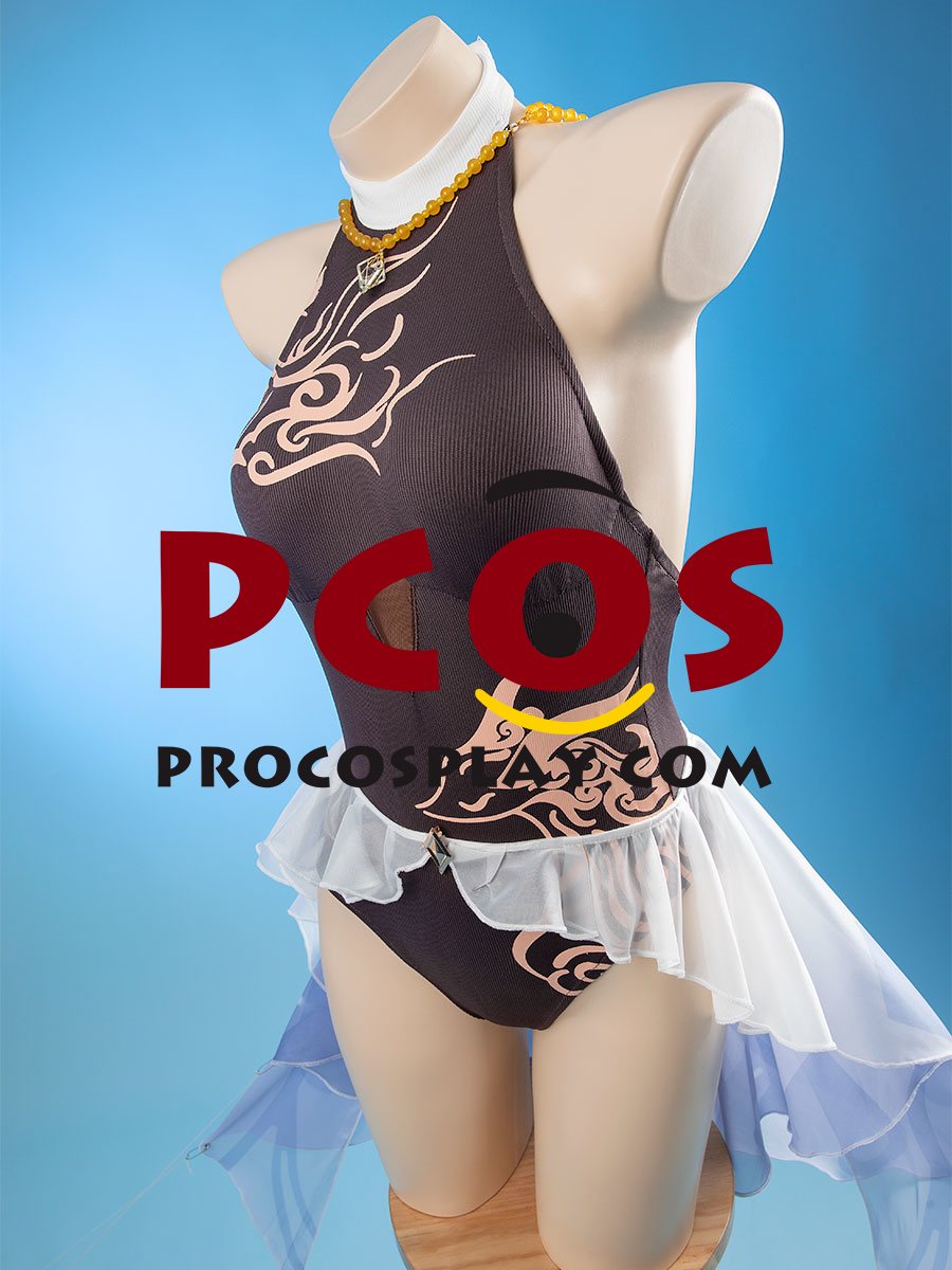 Ready to Ship Genshin Impact Ganyu Cosplay Swimsuit C07683