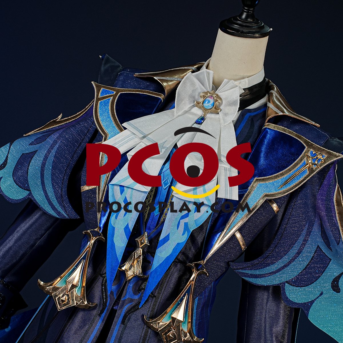 Ready to Ship New Genshin Impact Neuvillette Cosplay Costume C08837