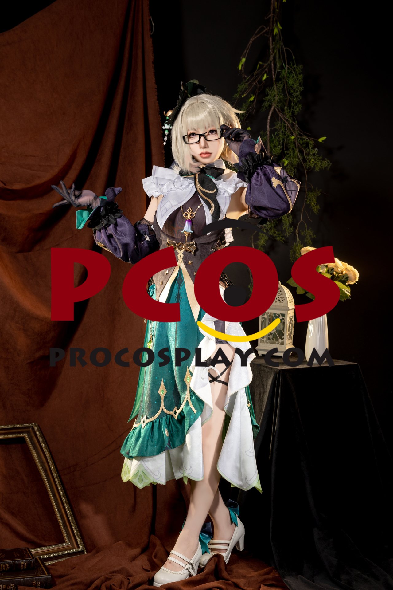 (image for) Game Genshin Impact Fontaine Perfume Designer Emilie Cosplay Costume C09124-AA
