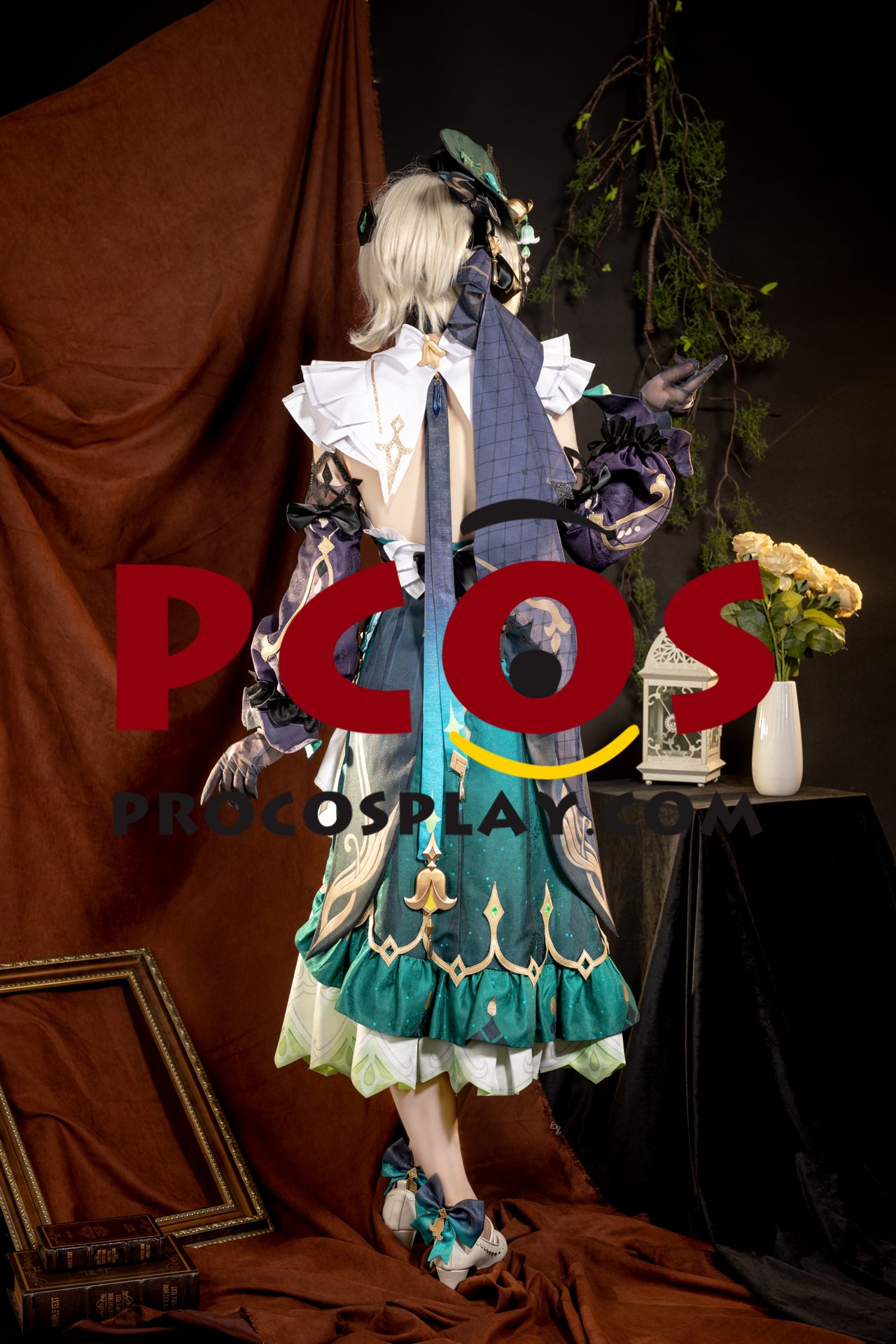 Game Genshin Impact Fontaine Perfume Designer Emilie Cosplay Costume C09124-AA