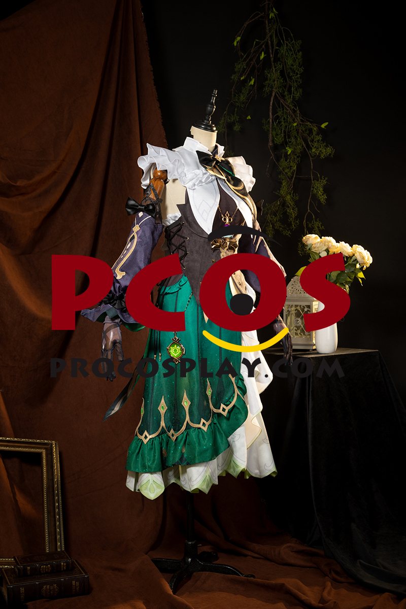 Game Genshin Impact Fontaine Perfume Designer Emilie Cosplay Costume C09124-AA