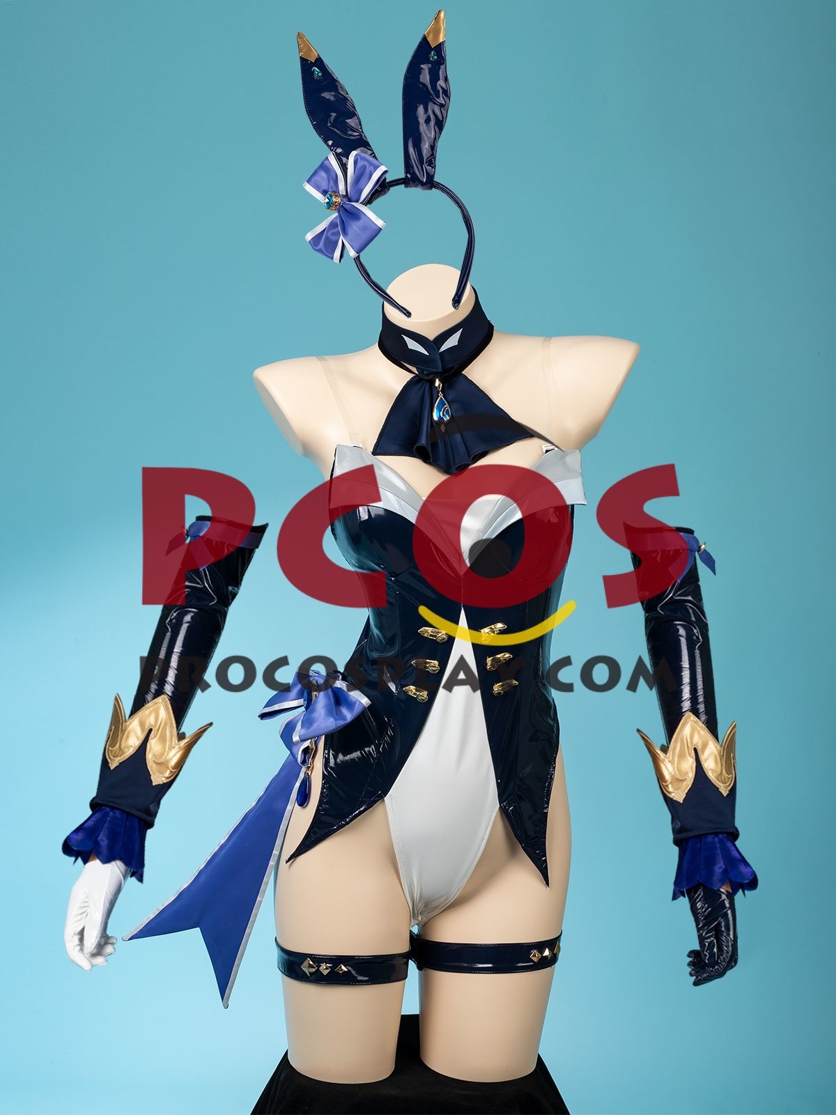 (image for) Ready to Ship Game Genshin Impact Furina Bunny Cosplay Swimsuit FY0017