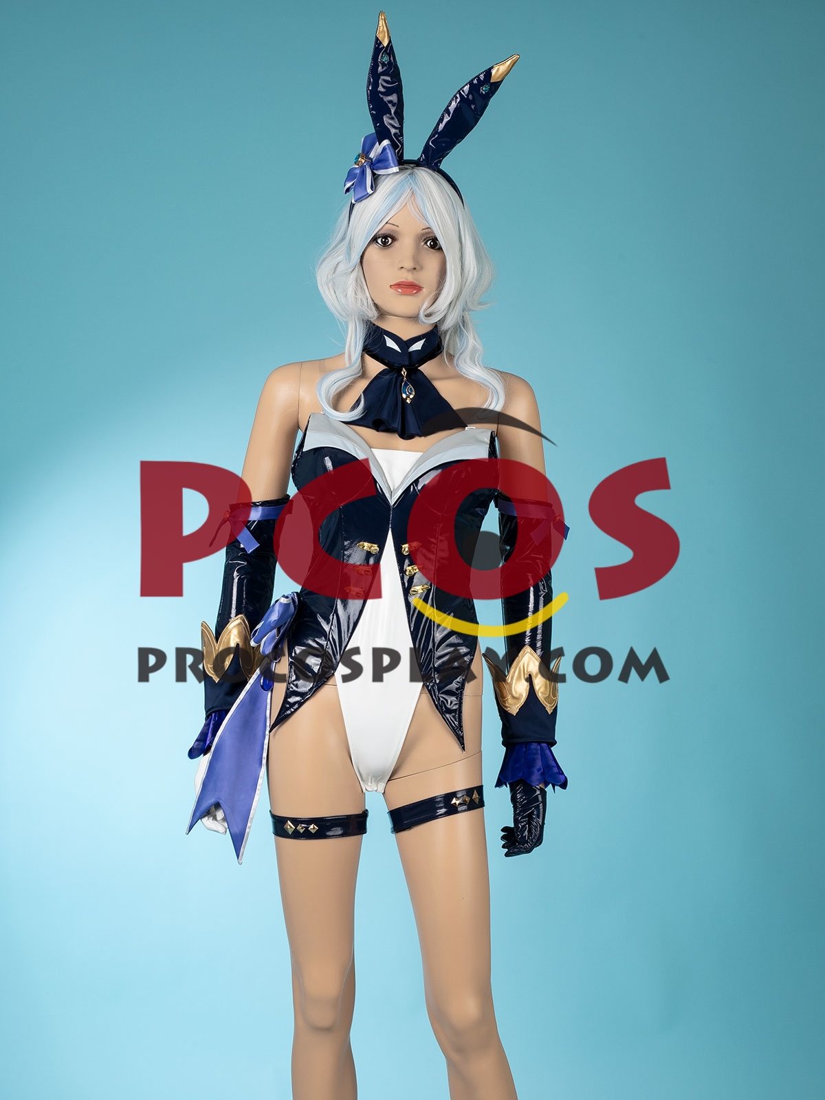 Ready to Ship Game Genshin Impact Furina Bunny Cosplay Swimsuit FY0017