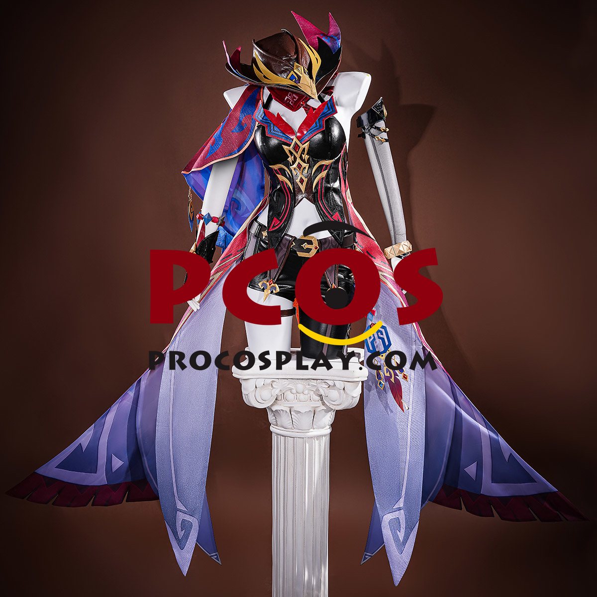(image for) Game Genshin Impact Chasca Cosplay Costume C09254-AA