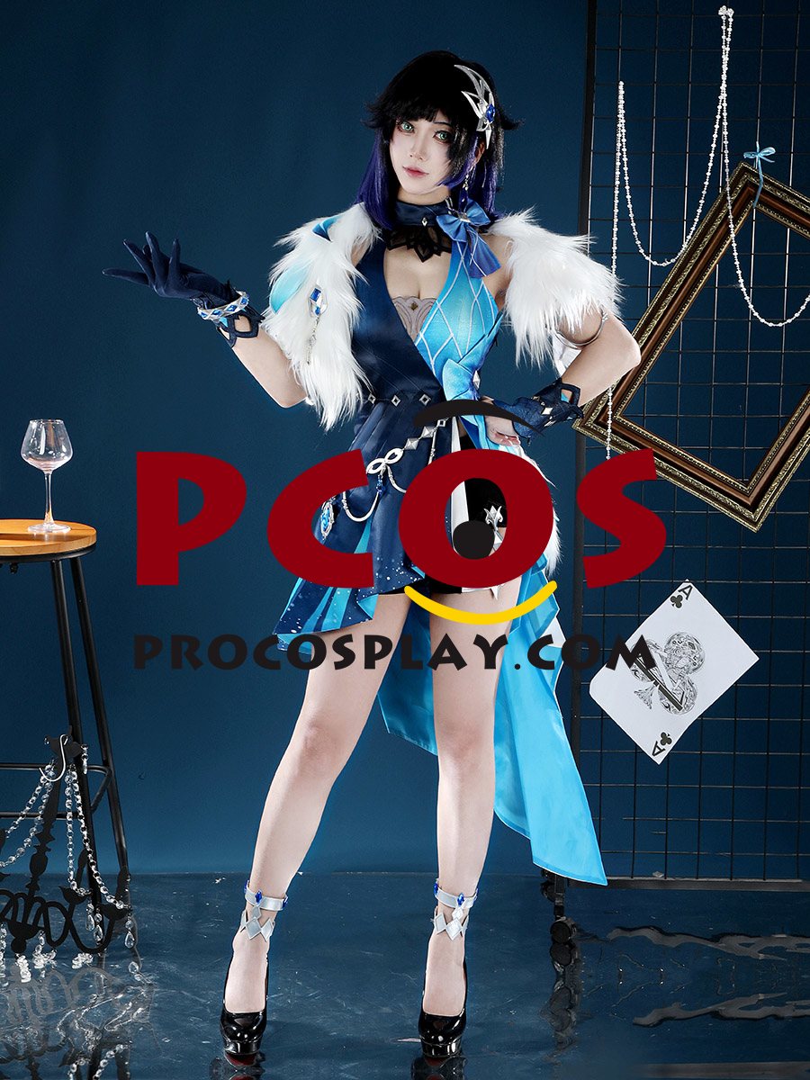 (image for) Genshin Impact Yelan Game Skin Cosplay Costume C09764