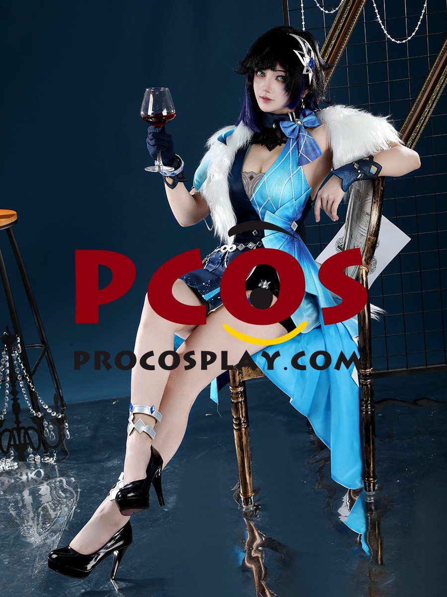 Genshin Impact Yelan Game Skin Cosplay Costume C09764