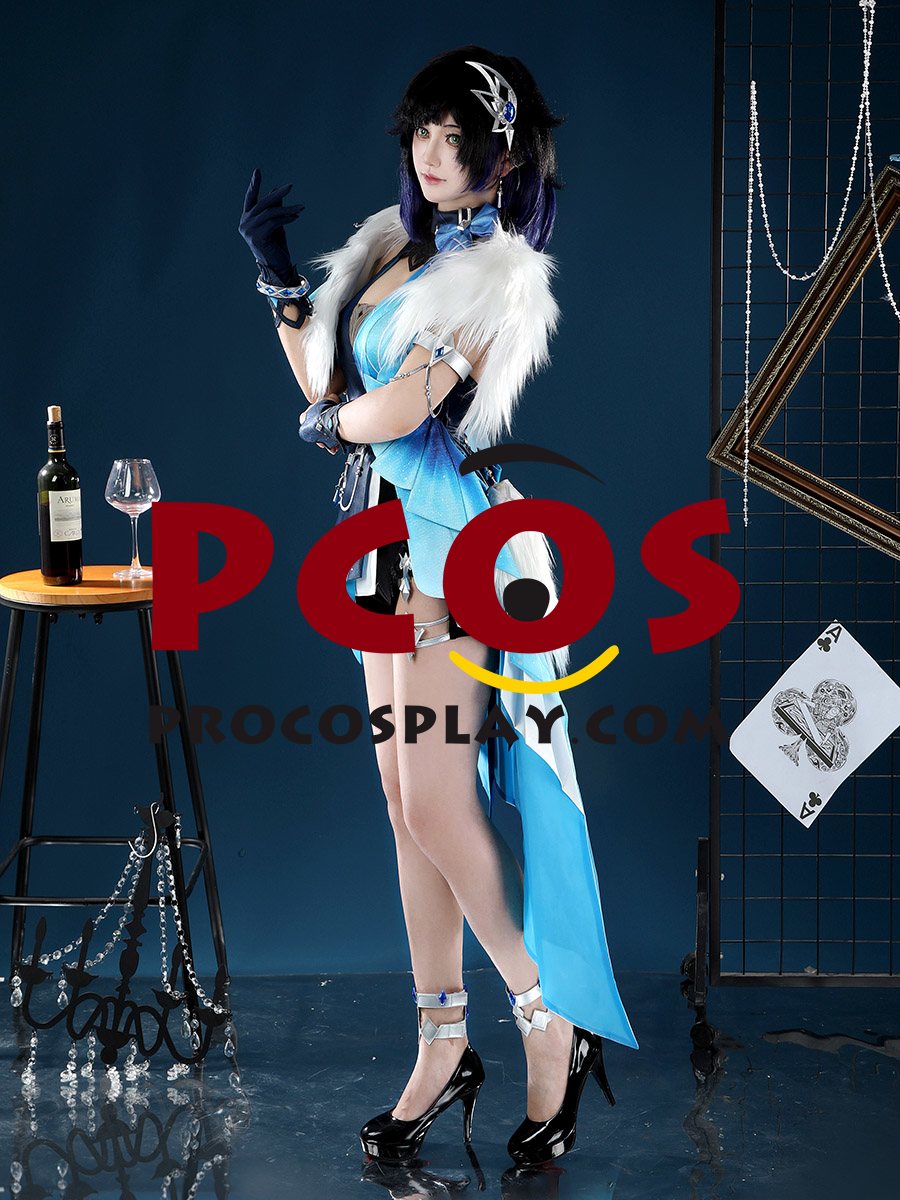 Genshin Impact Yelan Game Skin Cosplay Costume C09764