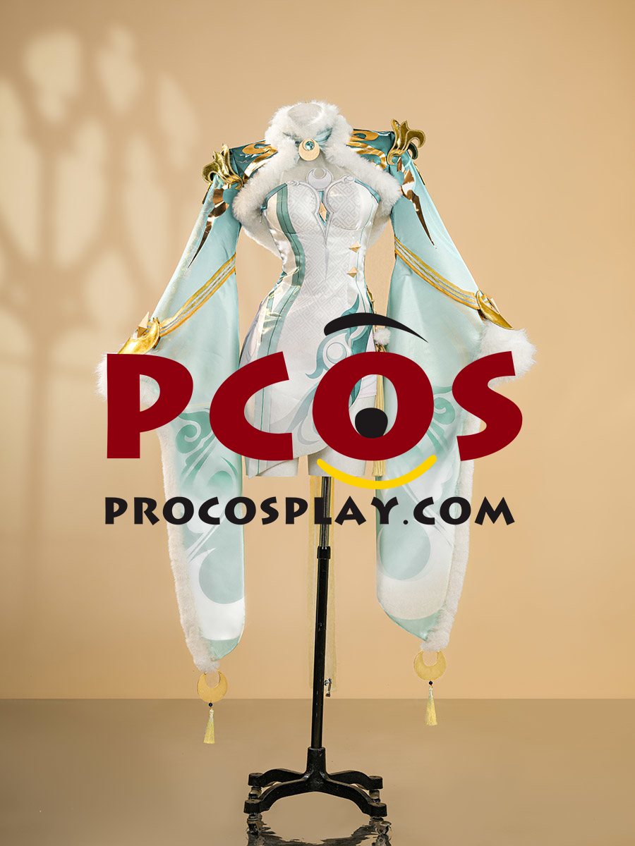 (image for) Game Genshin Impact Zibai Cosplay Costume Printed Version C09839