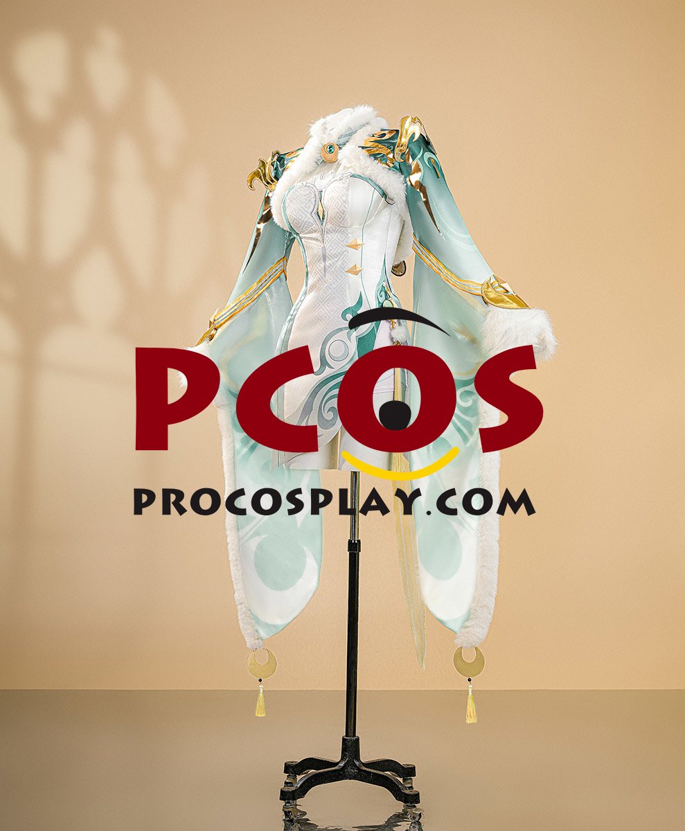 Game Genshin Impact Zibai Cosplay Costume Printed Version C09839