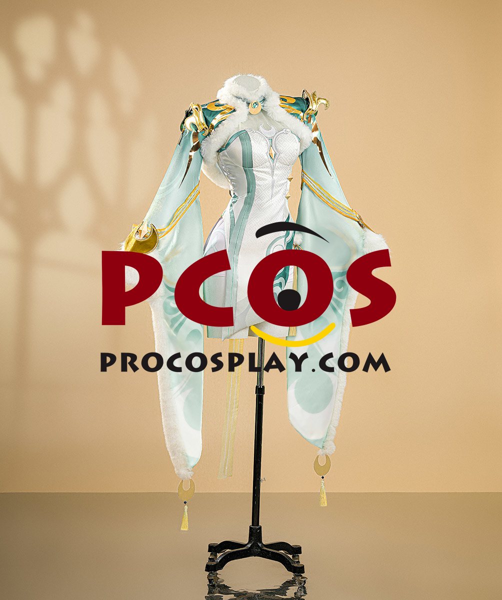 Game Genshin Impact Zibai Cosplay Costume Printed Version C09839