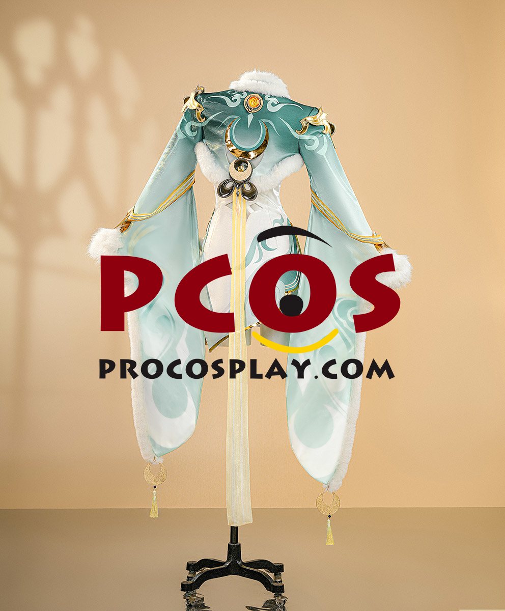 Game Genshin Impact Zibai Cosplay Costume Printed Version C09839