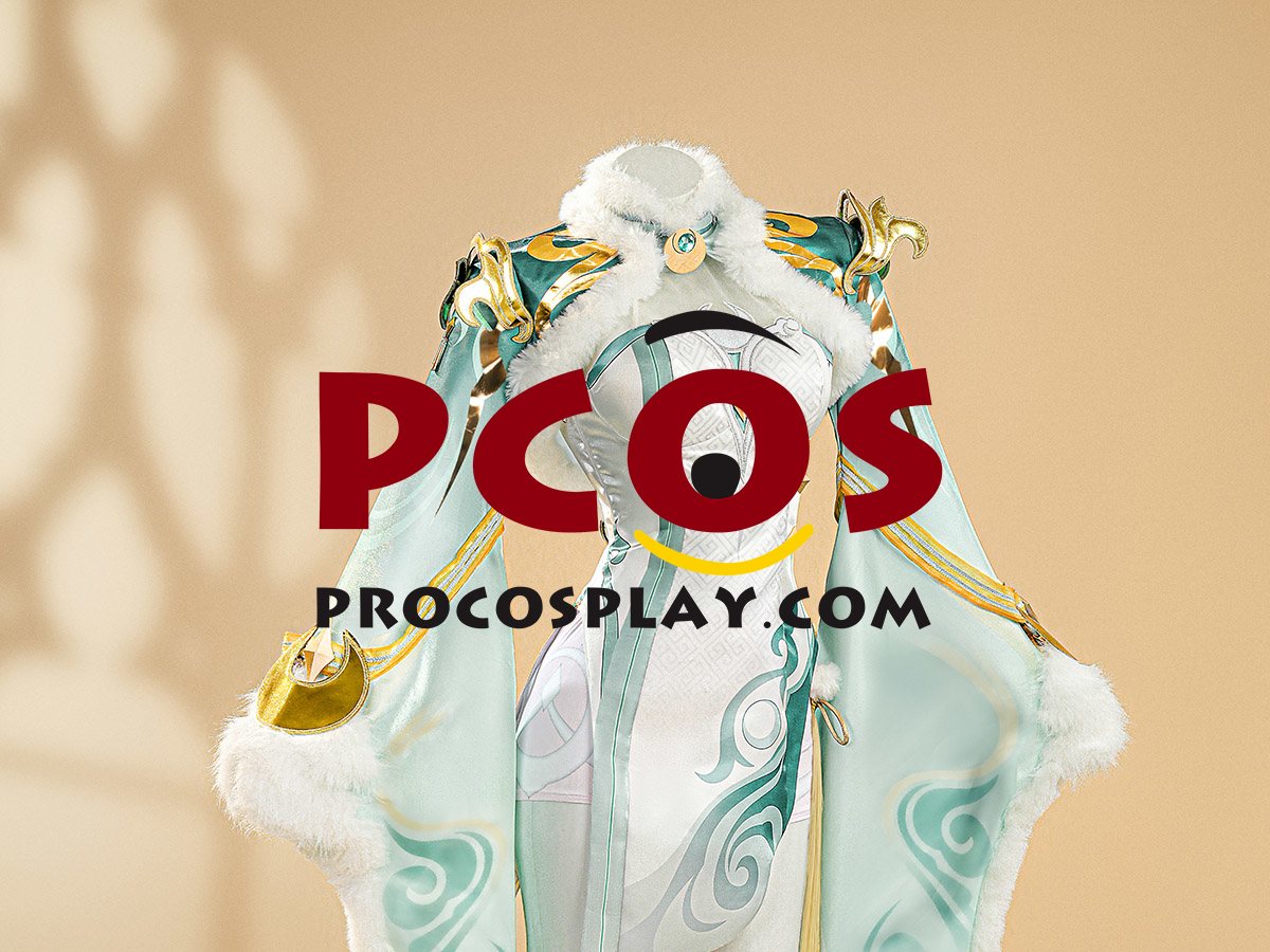 Game Genshin Impact Zibai Cosplay Costume Printed Version C09839