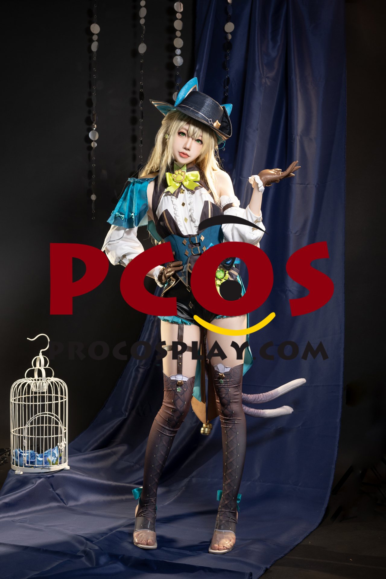 (image for) Game Genshin Impact Kirara 2024 Summer Event Cosplay Costume C09116 AA