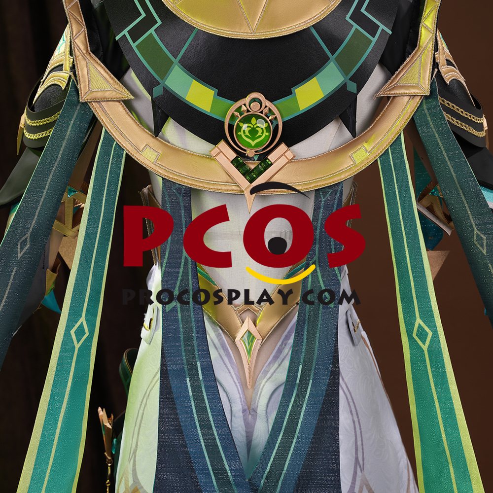 Game Genshin Impact Nefer Cosplay Costume C09730 Pleather Velvet Version