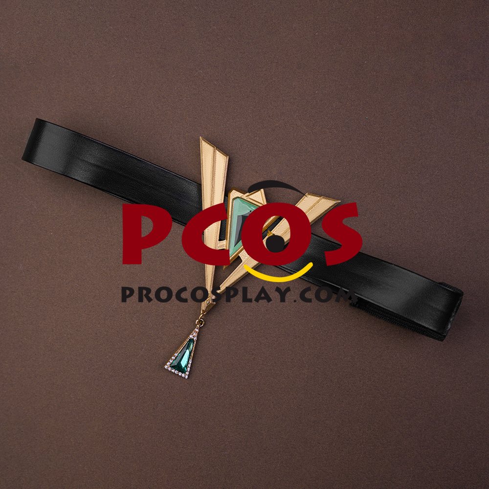 Game Genshin Impact Nefer Cosplay Costume C09730 Pleather Velvet Version