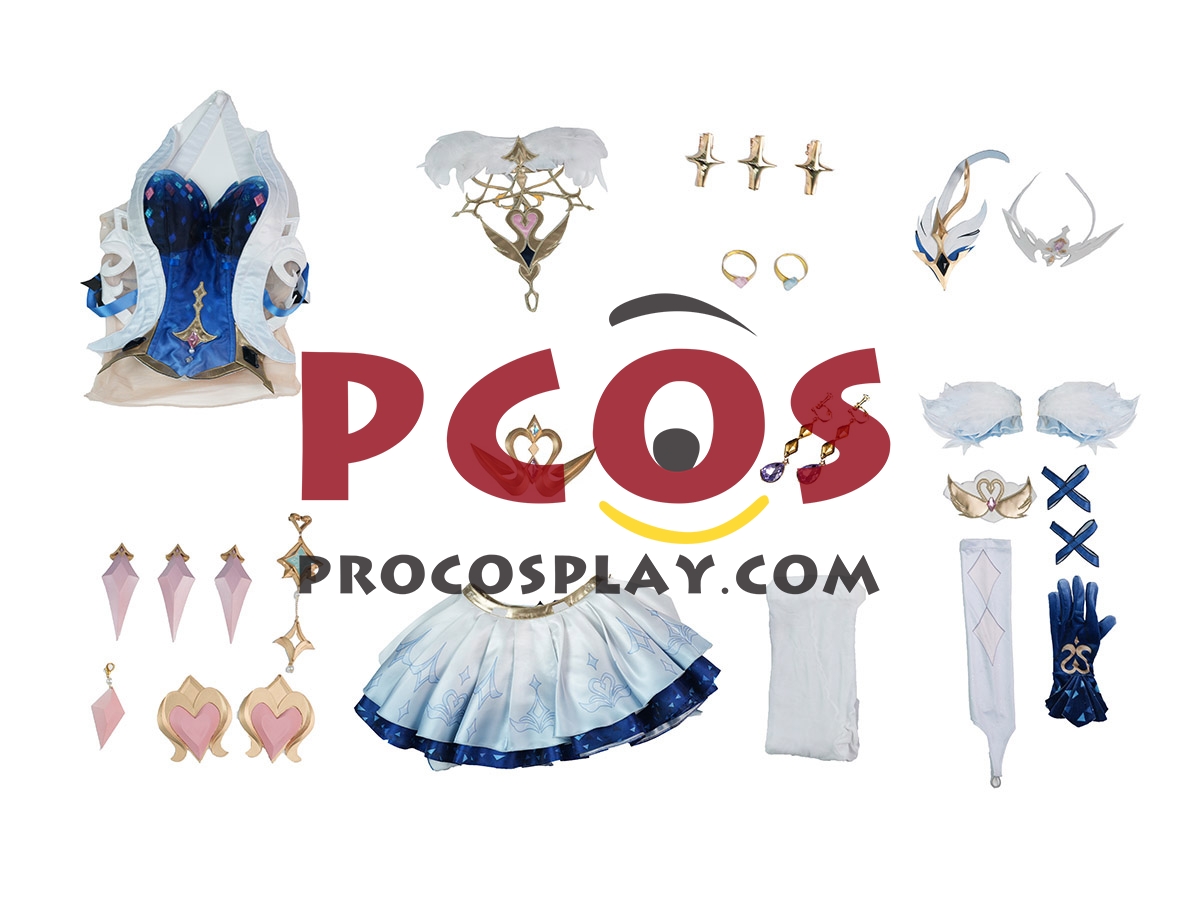 Game Genshin Impact Odette Cosplay Costume C10102