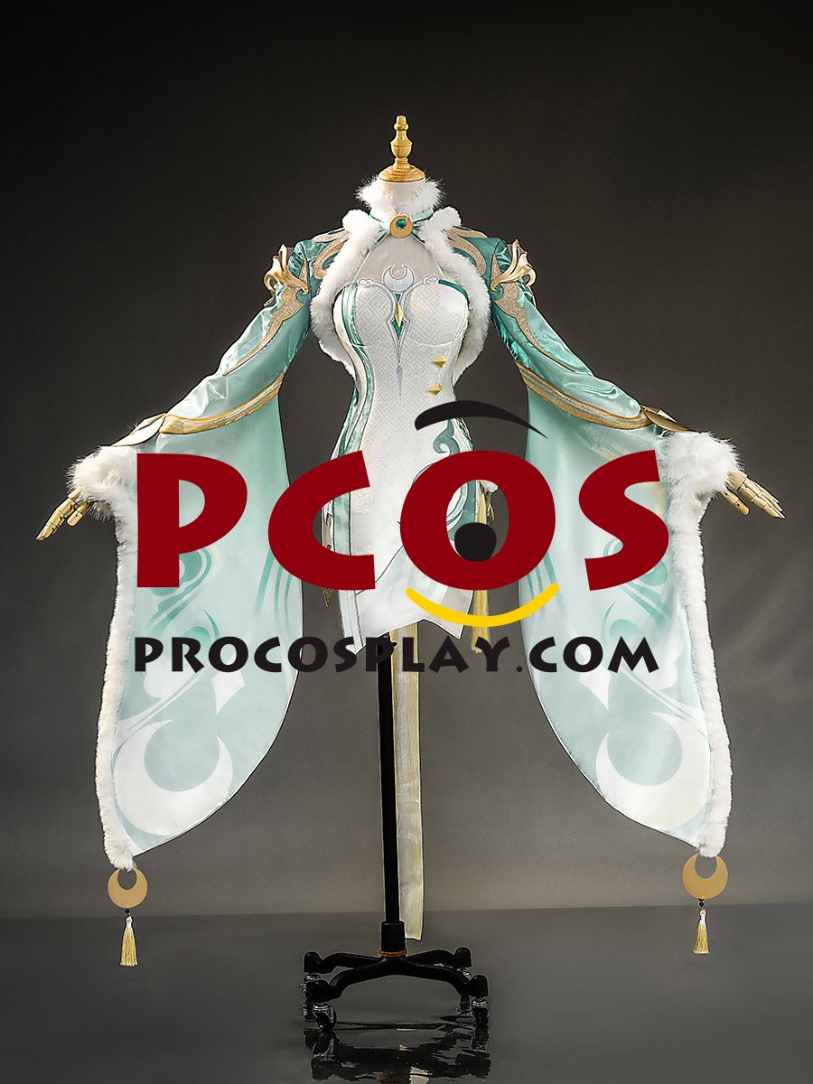 (image for) Game Genshin Impact Zibai Cosplay Costume Embroidered Version C09840