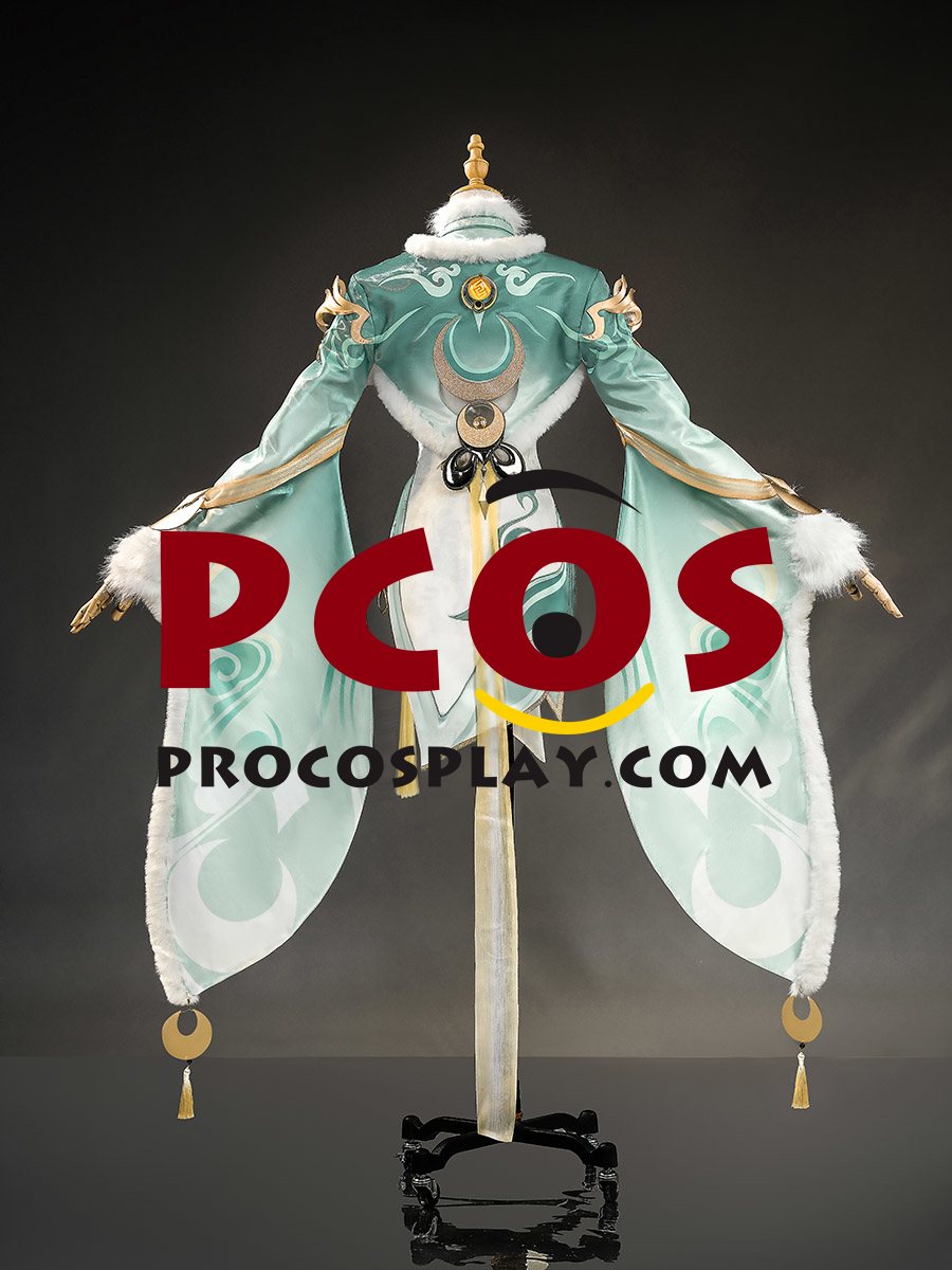Game Genshin Impact Zibai Cosplay Costume Embroidered Version C09840