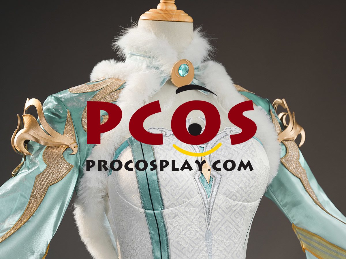 Game Genshin Impact Zibai Cosplay Costume Embroidered Version C09840