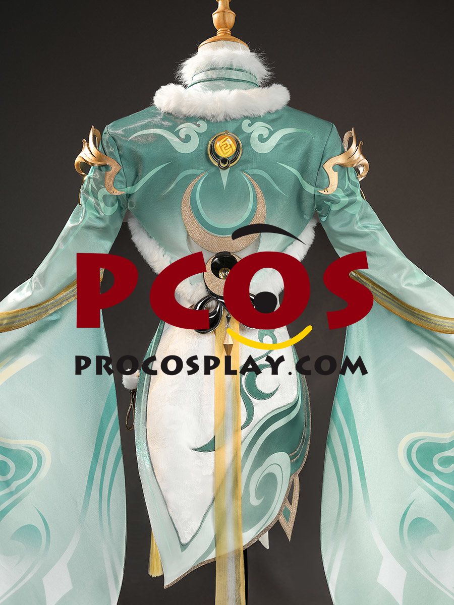Game Genshin Impact Zibai Cosplay Costume Embroidered Version C09840