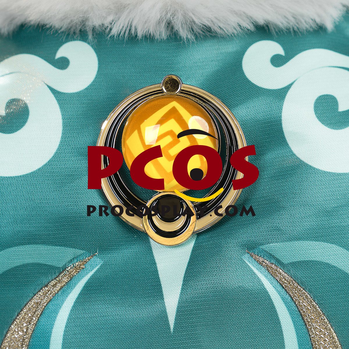 Game Genshin Impact Zibai Cosplay Costume Embroidered Version C09840