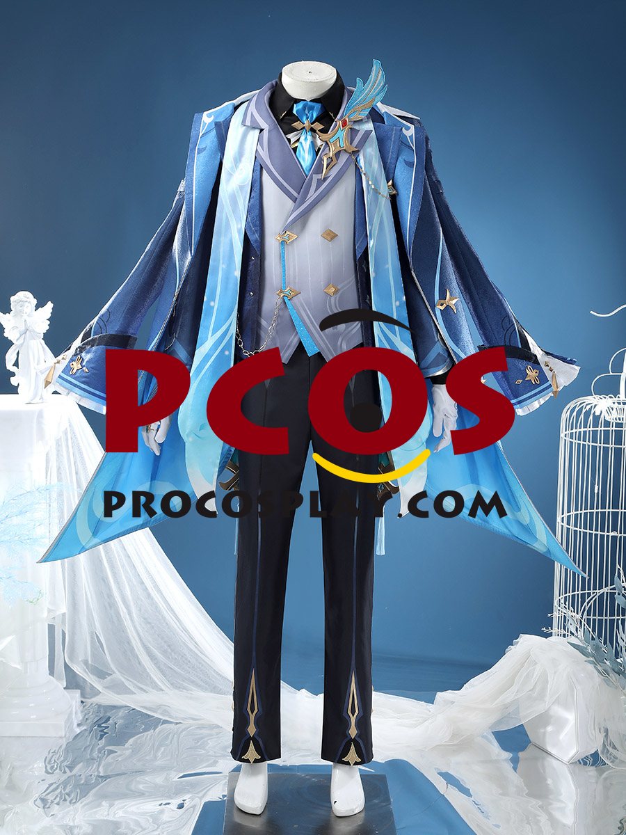 Genshin Impact Neuvillette 2026 Lantern Rite Cosplay Costume C09854 (image for) Genshin Impact Neuvillette 2026 Lantern Rite Cosplay Costume C09854