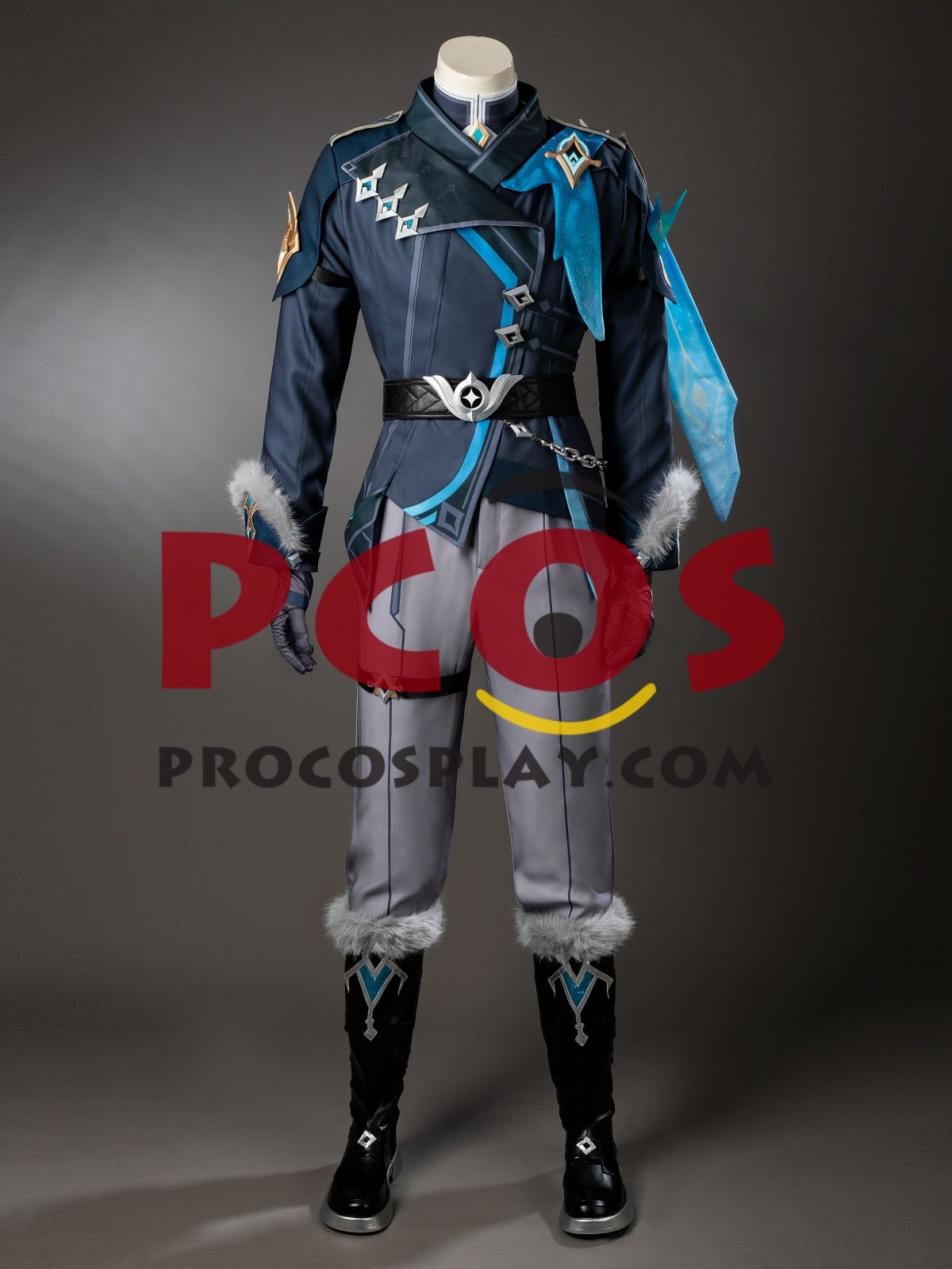 Game Genshin Impact Aether Cosplay Costume Snezhnaya Version C10135E (image for) Game Genshin Impact Aether Cosplay Costume Snezhnaya Version C10135E