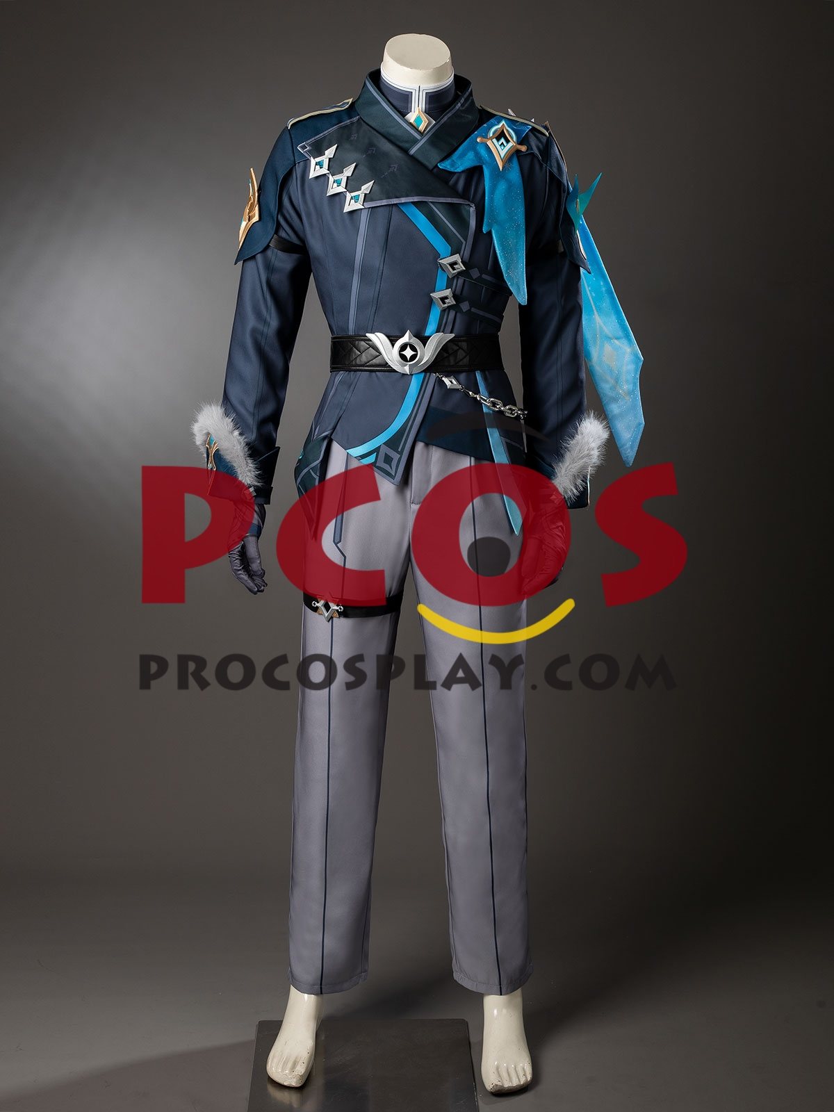 Game Genshin Impact Aether Cosplay Costume Snezhnaya Version C10135E