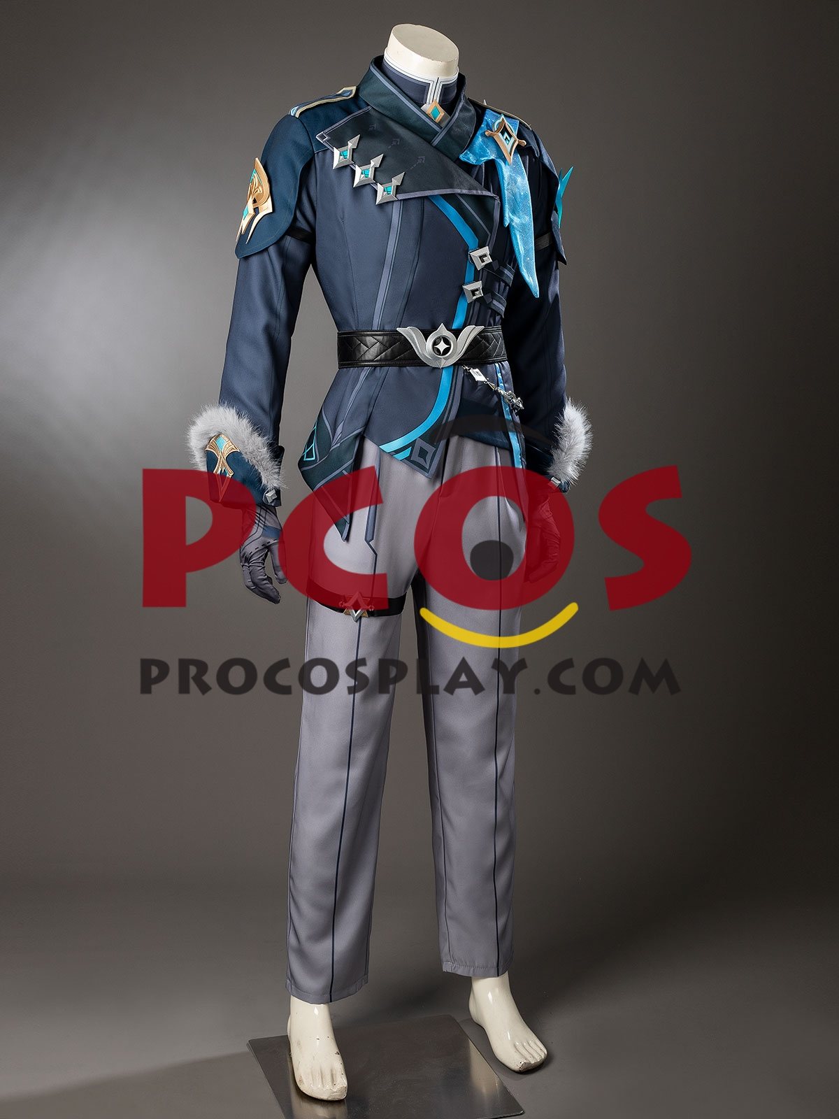 Game Genshin Impact Aether Cosplay Costume Snezhnaya Version C10135E