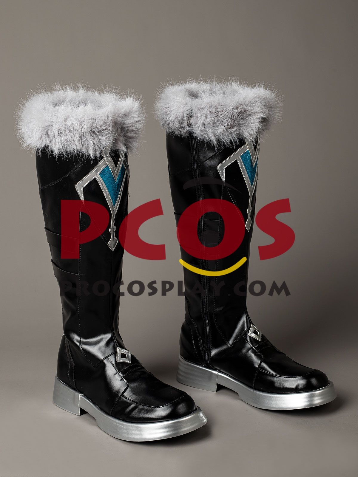 Game Genshin Impact Aether Snezhnaya Version Cosplay Shoes C10135E (image for) Game Genshin Impact Aether Snezhnaya Version Cosplay Shoes C10135E