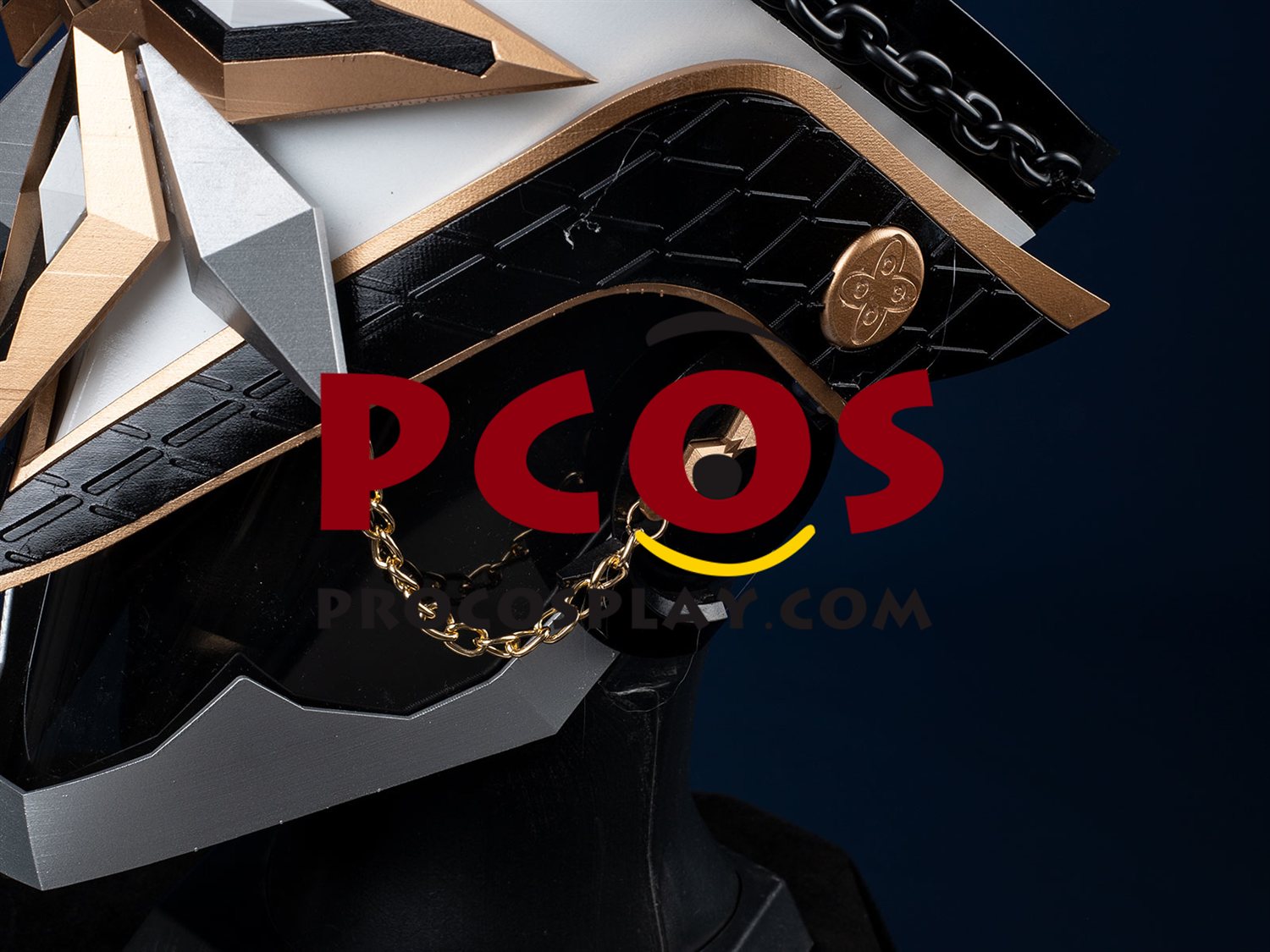 Genshin Impact The Captain II Capitano Cosplay Helmet C09227