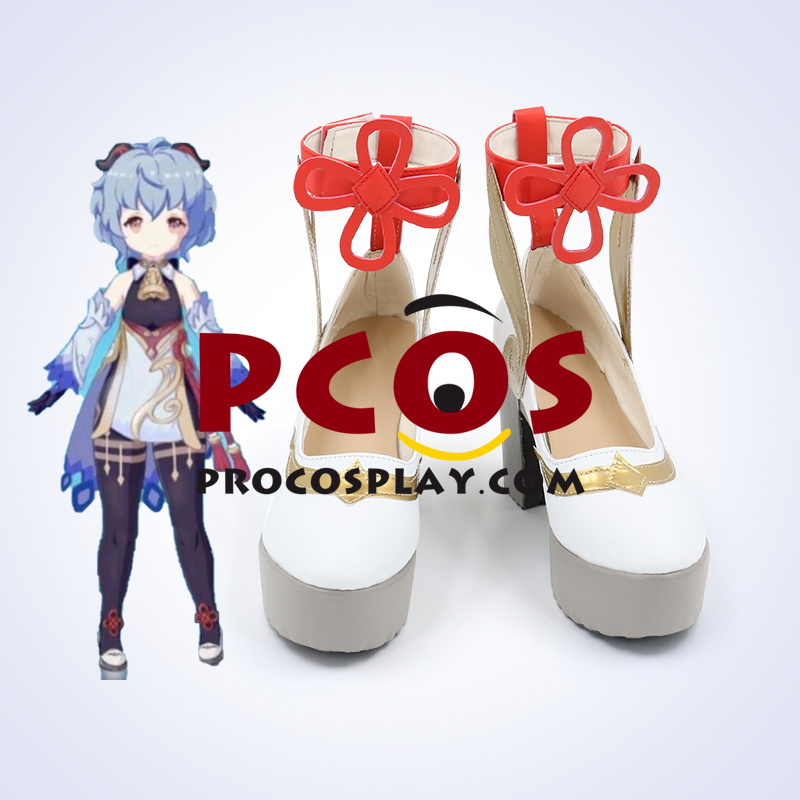 Genshin Impact Ganyu Cosplay Shoes mp006336