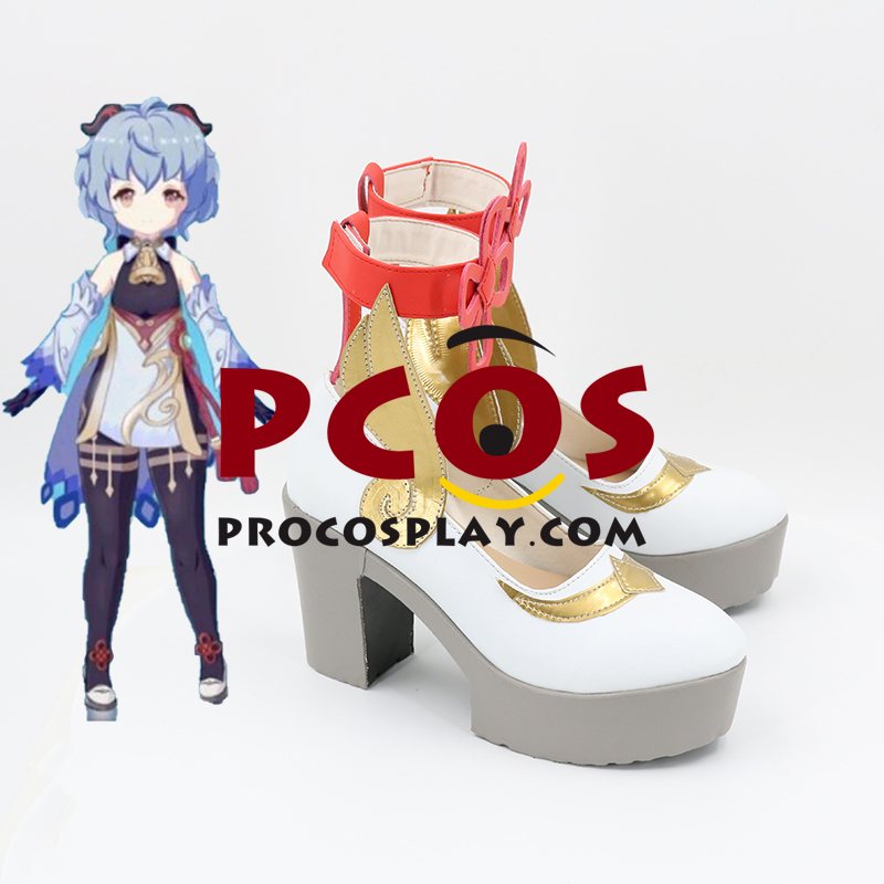 Genshin Impact Ganyu Cosplay Shoes mp006336