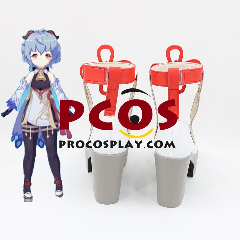 Genshin Impact Ganyu Cosplay Shoes mp006336
