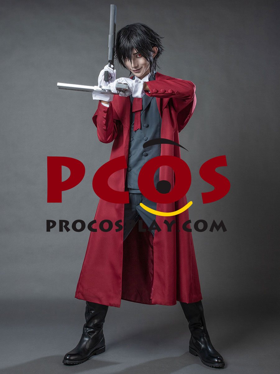 Hellsing Alucard Japanese Anime Cosplay Costumes mp000443